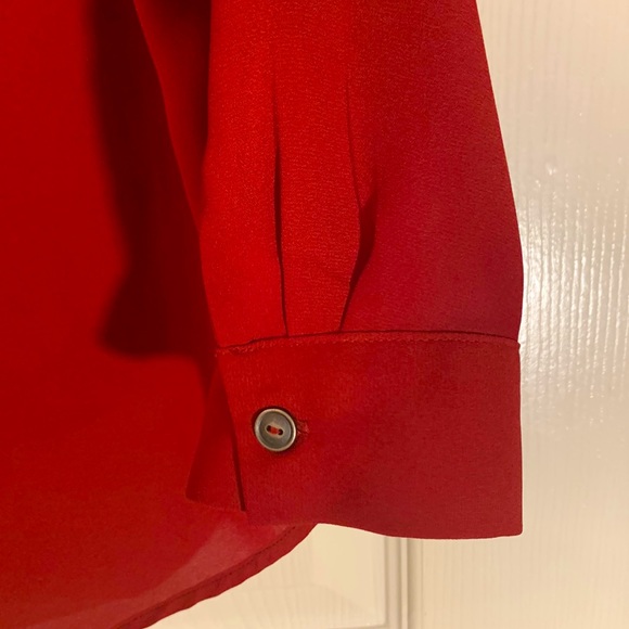 SIMPLY VERA VERA WANG Red Blouse - Picture 9 of 11